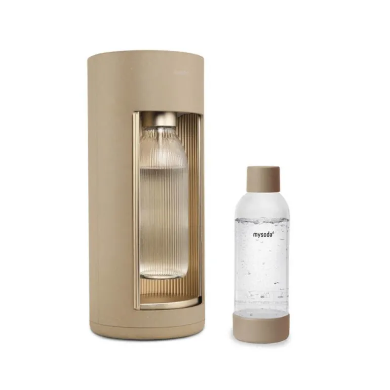 Glassy kullsyremaskin uten sylinder latte