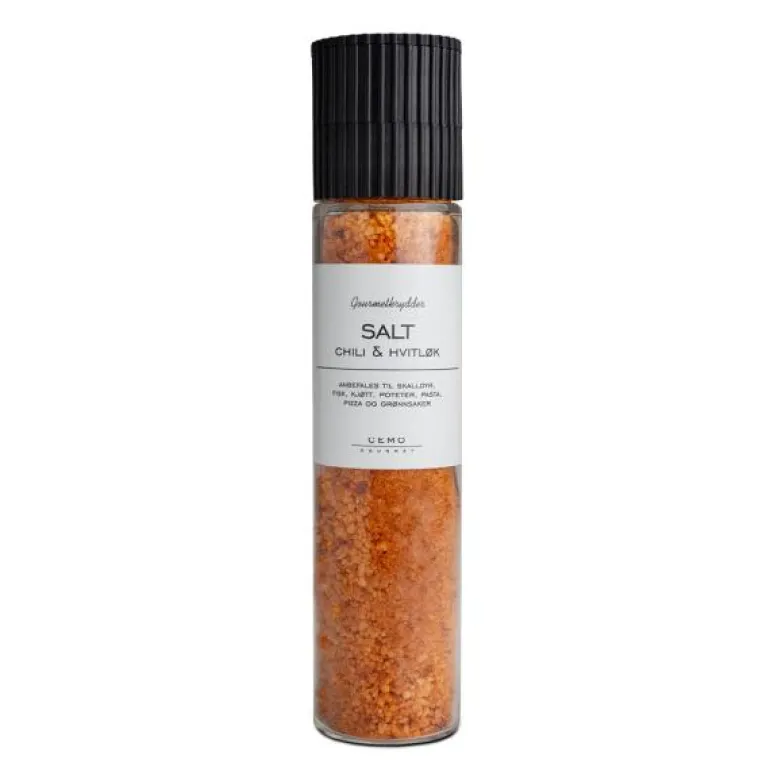 Gourmet kvern med chili og hvitløk