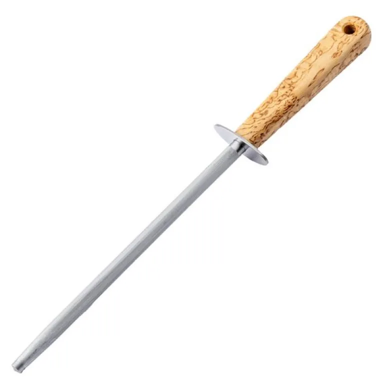 Gourmet slipestål m/trehåndtak 20 cm