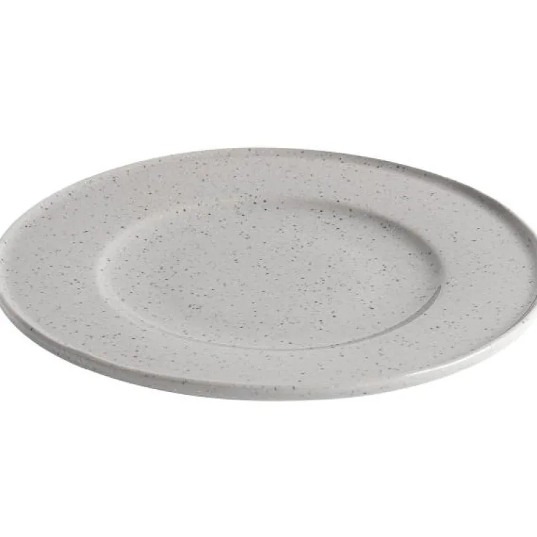 Granite White tallerken 29 cm lys grå