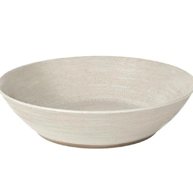 Grød salatskål 30 cm sand