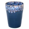Gres krus 38 cl 9x11,5 cm blå