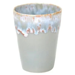 Gres krus 38 cl 9x11,5 cm grå