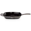 Grillpanne støpejern 26 cm flint
