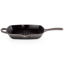 Grillpanne støpejern 26 cm flint