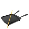 Grizzler tosidig grillplate 32 cm støpejern