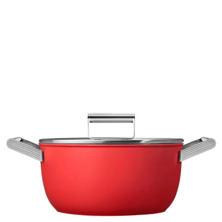 Gryte 24 cm 4,8L rød