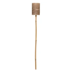 Hage Fakkel lysfakkel 10x7 cm mocca/bambus