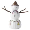 Hammershøi Christmas snøgutt 9 cm hvit m/ dekor