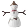 Hammershøi Christmas snøjente 8 cm hvit m/ dekor
