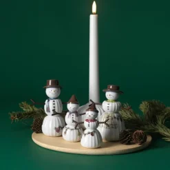 Hammershøi Christmas snømann 11,5 cm hvit m/ dekor