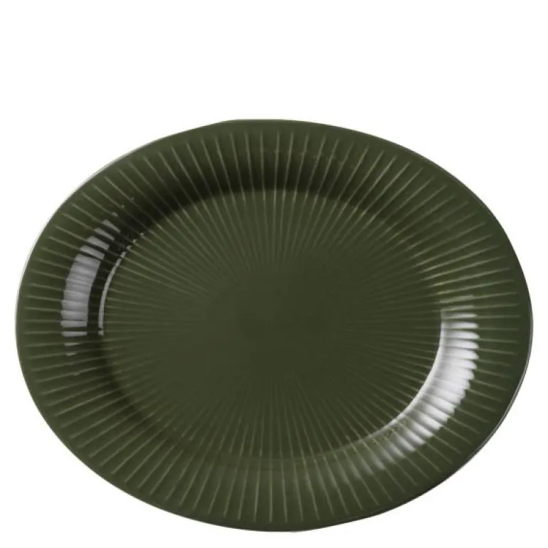 Hammershøi oval skål 28,5x22,5 cm grønn