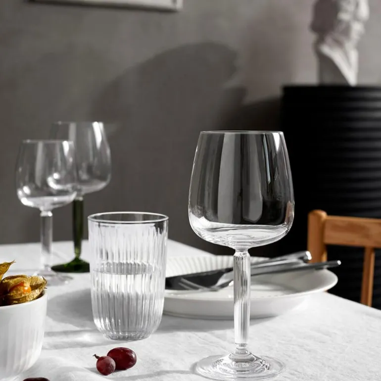 Hammershøi rødvinsglass 49 cl 2 stk klar