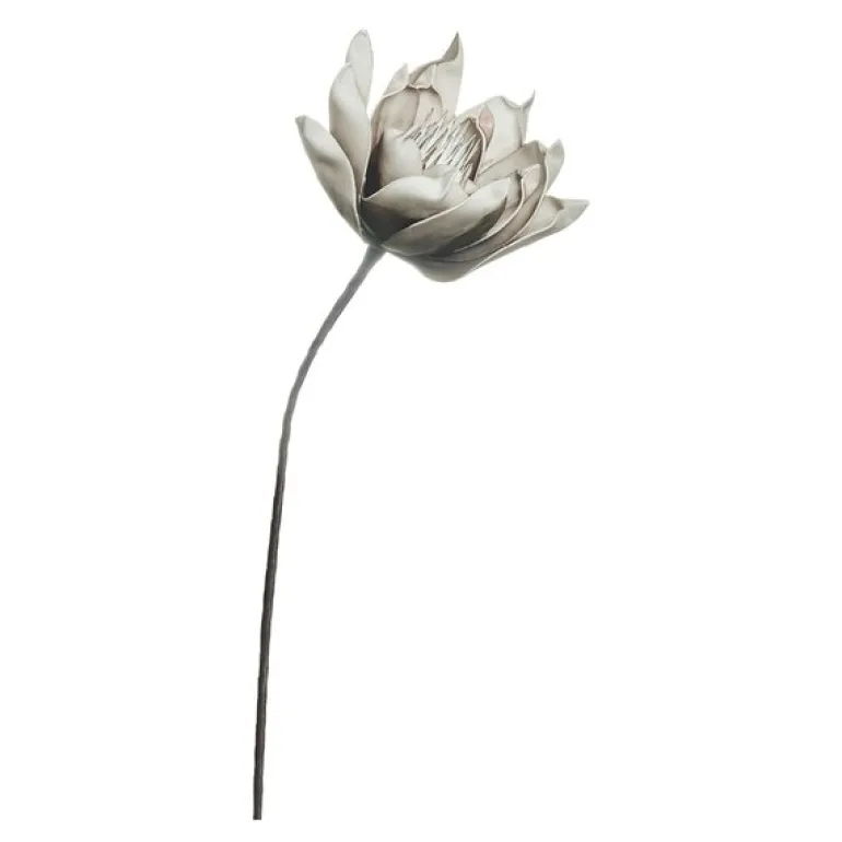 Happia dekorasjonsblomst skum 17x26 cm grå