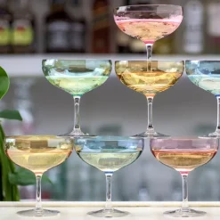 Happy champagneglass 28 cl gull