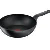 Hard Titanium Pro wokpanne 28 cm svart