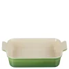 Heritage rektangulær form 26x19 cm bamboo green