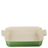 Heritage rektangulær form 32x24 cm bamboo green