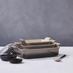 Heritage rektangulær ildfast form 26 cm flint