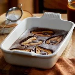 Heritage rektangulært fat 32 cm meringue