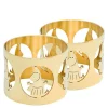 Hilke x Mummi serviettringer 5 cm 2 stk Mummimamma messing