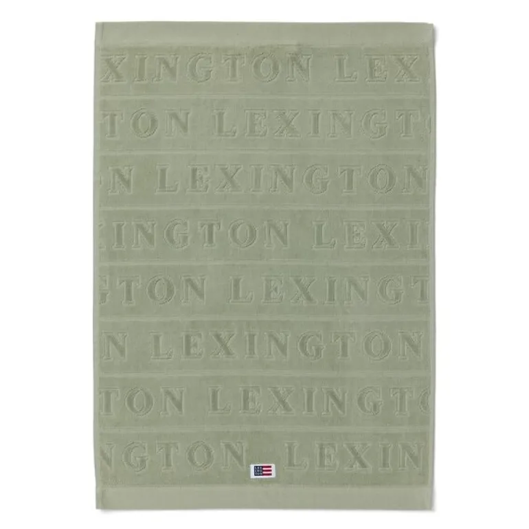 Håndkle velour jacquard 30x50 cm vintage green