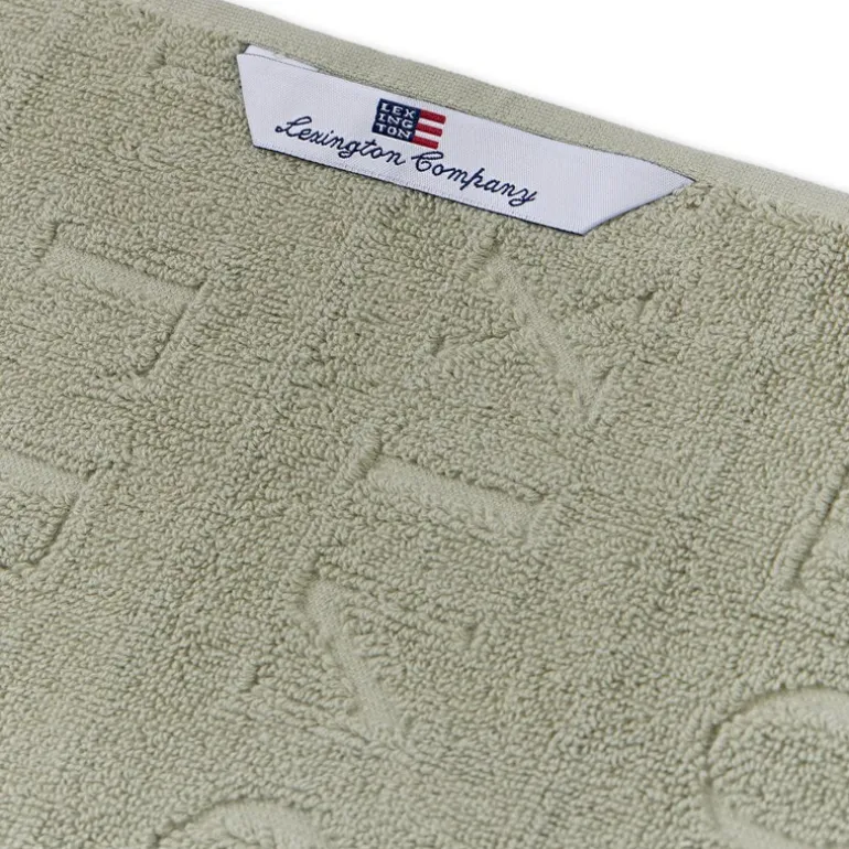 Håndkle velour jacquard 30x50 cm vintage green