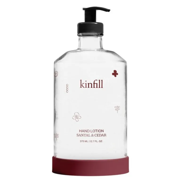 Håndkrem med glassdispenser 375 ml santal & cedar