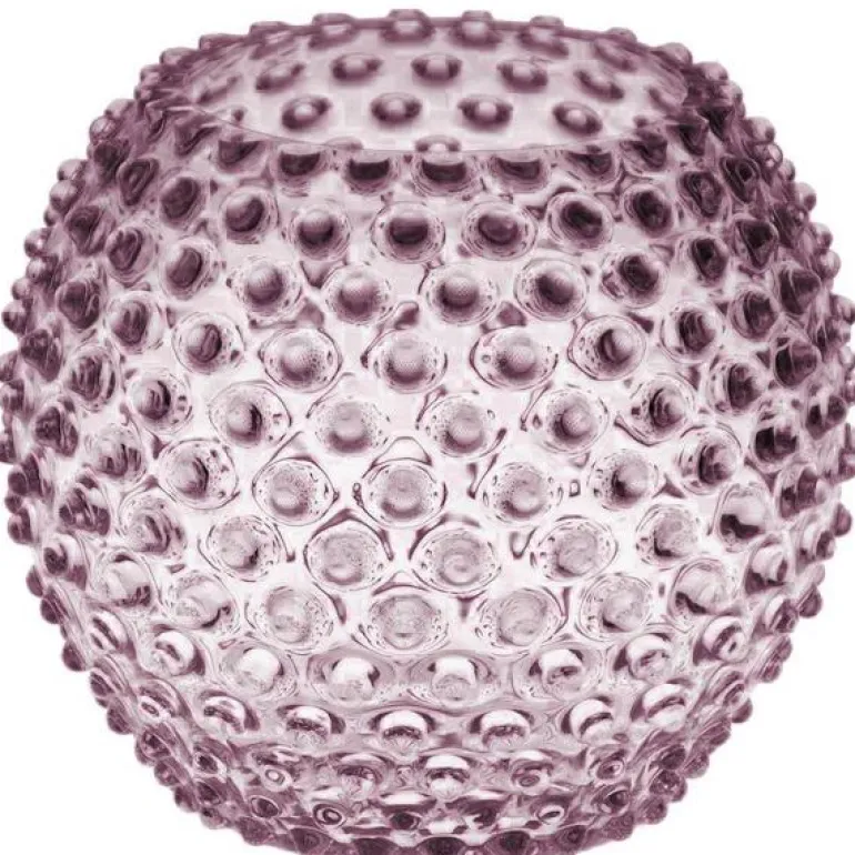 Hobnail vase 18 cm underl violet