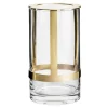 Hold lyslykt/vase 20 cm gull