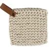 Home grytelapp strikket beige
