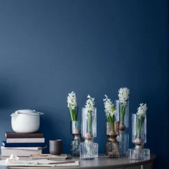 Hyacint svibelvase 28,3 cm smoke grey