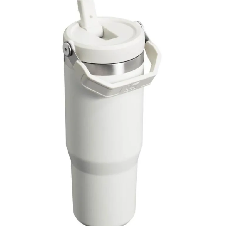 Iceflow flip straw tumbler termoflaske 0,89L hvit