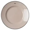Icons tallerken 22,5 cm beige/blå
