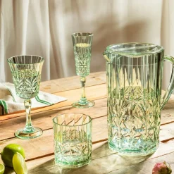 Idyll champagneglass 15 cl grønn