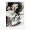 Ingrey Studio poster 50x70 cm girl with cottonflower
