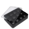 Isbitform terninger m/ lokk 4X4 cm svart