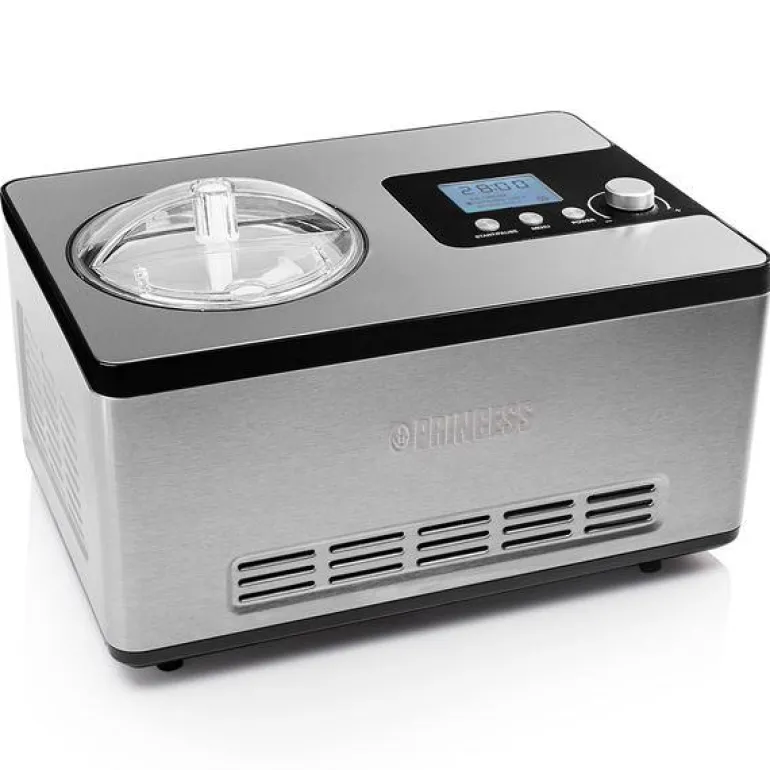 Iskremmaskin m/kompressor 2L LCD