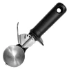 Isskje m/utkaster 22 cm svart/stål