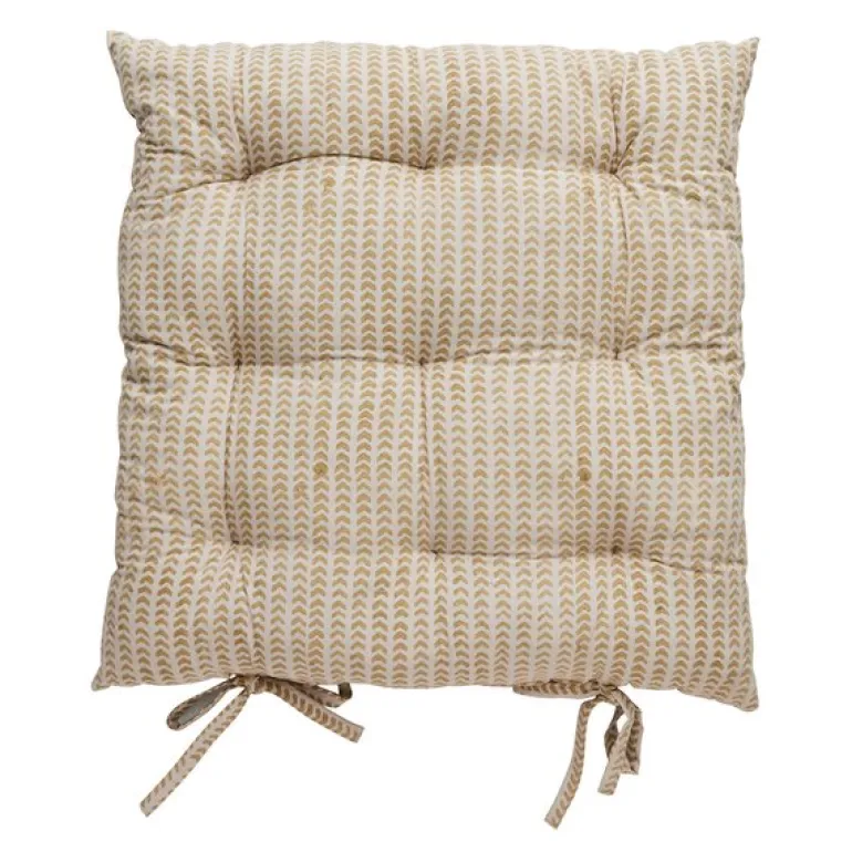 Ivenne sittepute 45x45 cm oker
