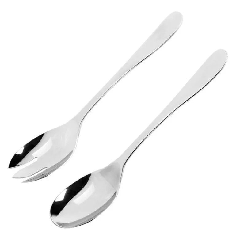 Ivo salatbestikk 2 deler blank