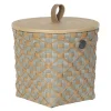 Ivy & Rose liten kurv m/lokk 20x19 cm matcha green