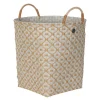 Ivy & Rose stor kurv m/håndtak 35x35 cm pale grey