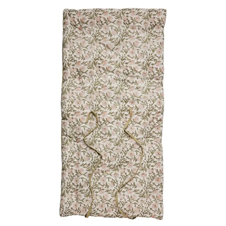 Ivy sittepute/madrass 120x60 cm støvet grønn