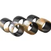 Jay serviettring gaveeske 6 stk 4,5 cm natural