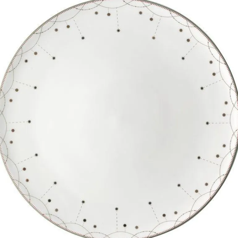 Julemorgen Girlander gourmettallerken 31 cm