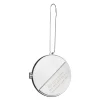 Julepynt medaljong m/fotoramme 7x7 cm venninne sølv