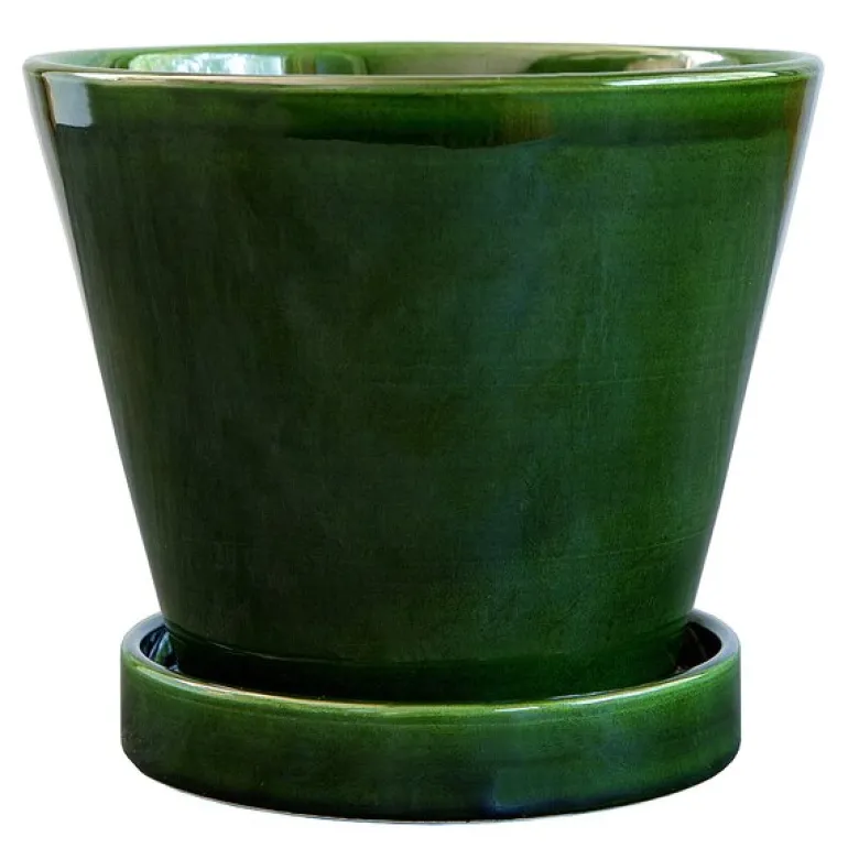 Julie blomsterpotte 17 cm grønn emerald
