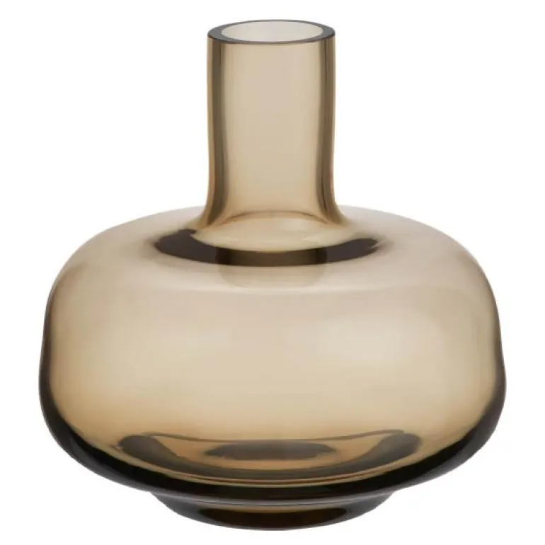 Kappa vase 9,8 cm brun