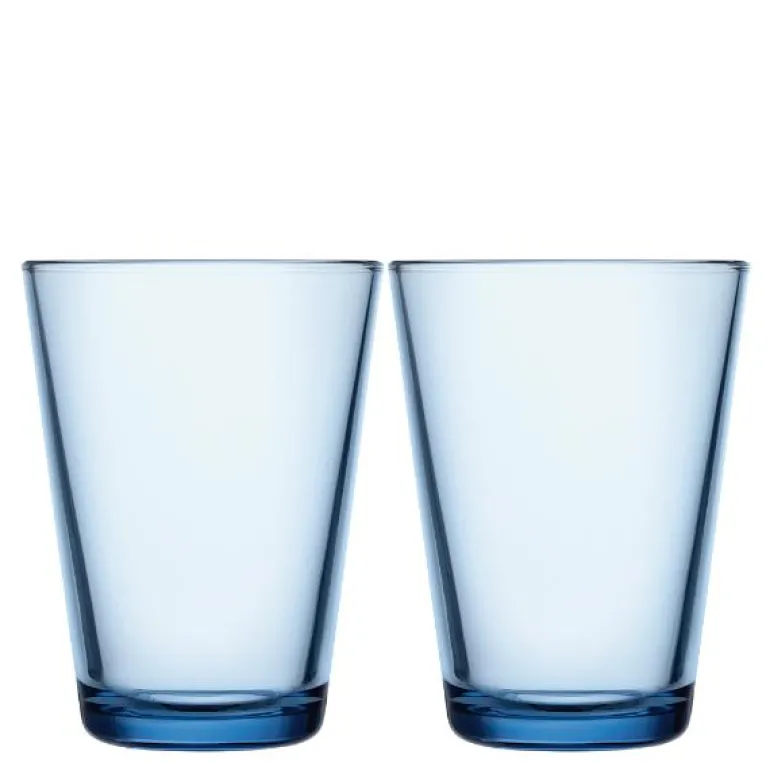 Kartio glass 40 cl 2 stk aqua